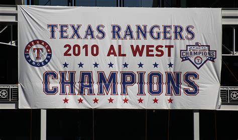 texas rangers championship banners